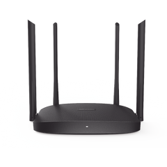 Router Inalámbrico WISP Gigabit / Hasta 1200 Mbps / Doble Banda AC (2.4 GHz y 5 GHz) / 3 Puertos LAN 10/100/1000 Mbps + 1 Puerto WAN 10/100/1000 Mbps /  4 Antenas Externas Omnidireccional de 5 dBi / Interior
