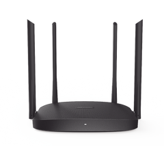 Router Inalámbrico WISP Gigabit / Hasta 1200 Mbps / Doble Banda AC (2.4 GHz y 5 GHz) / 3 Puertos LAN 10/100/1000 Mbps + 1 Puerto WAN 10/100/1000 Mbps /  4 Antenas Externas Omnidireccional de 5 dBi / Interior