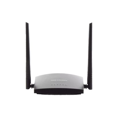 Router Inalámbrico WISP en Banda 2.4 GHz / Hasta 300 Mbps / 4 Puertos 10/100 Mbps /  2 Antenas Omnidireccional de 5 dBi / Interior