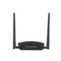 Router Inalámbrico WISP en Banda 2.4 GHz / Hasta 300 Mbps / 4 Puertos 10/100 Mbps /  2 Antenas Omnidireccional de 5 dBi / Interior
