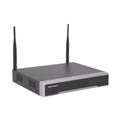 NVR 4 Megapixel / 4 canales IP / 1 Bahía de Disco Duro / 2 Antenas Wi-Fi / Salida de Vídeo Full HD