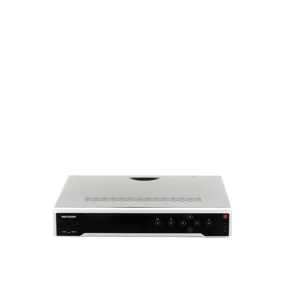[Doble Poder de Decodificación] NVR 32 Megapixel (8K) / 16 Canales IP / 16 Puertos PoE+ / AcuSense / ANPR / Conteo de Personas / Heat Map / 4 Bahías de Disco Duro  / HDMI en 8K / Soporta POS / Alarmas I/O / Smart  Search