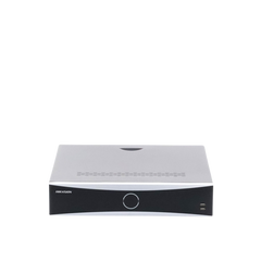 NVR 12 Megapixel (4K) / 32 Canales IP / Reconocimiento Facial / AcuSense (Evita Falsas Alarmas) / 8 Bahías de Disco Duro /  2 HDMI en 4K / Alarmas I/O
