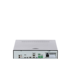NVR 12 Megapixel (4K) / 32 Canales IP / Reconocimiento Facial / AcuSense (Evita Falsas Alarmas) / 8 Bahías de Disco Duro /  2 HDMI en 4K / Alarmas I/O
