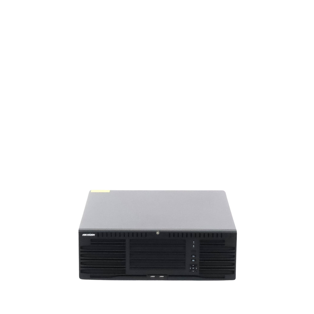 [Doble Poder de Decodificación] NVR 32 Megapixel (8K) / 128 Canales IP / AcuSense / ANPR / Conteo de Personas / 16 Bahías de Disco Duro / 2 Tarjetas de Red / Soporta RAID con Hot Swap / 2 HDMI en 8K / POS / Alarmas I/O  / Smart Search