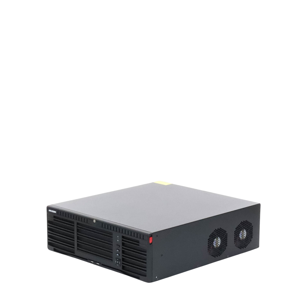 [Doble Poder de Decodificación] NVR 32 Megapixel (8K) / 128 Canales IP / AcuSense / ANPR / Conteo de Personas / 16 Bahías de Disco Duro / 2 Tarjetas de Red / Soporta RAID con Hot Swap / 2 HDMI en 8K / POS / Alarmas I/O  / Smart Search