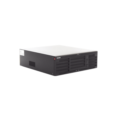 [Doble Poder de Decodificación] NVR 32 Megapixel (8K) / 64 Canales IP / AcuSense / ANPR / Conteo de Personas / Heat Map / 16 Bahías de Disco Duro /  Soporta RAID con Hot Swap / 2 HDMI en 8K / Soporta POS / Alarmas I/O  / Smart Search
