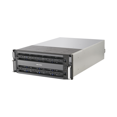 Servidor de Almacenamiento en Red / Soporta 24 Discos Duros (Incluye 18 Discos de 25 TB) / Soporta Hasta 400 Canales / Controlador Simple