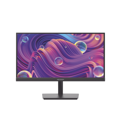Monitor LED Full HD (1920 X 1080) de 21.5" / Ideal para CCTV, Oficina y Hogar / Entrada HDMI-VGA / Montaje VESA (75 X 75) / Uso 24/7 / Backlight E-LED / 100 Hz / Ultra Delgado / Bocinas Integradas