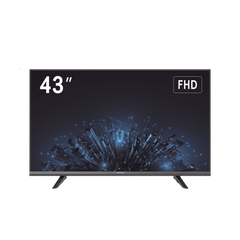 Monitor LED Full HD 43" / Ideal para Oficina y Hogar / Uso 24-7 / Entrada HDMI/VGA/USB / Compatible con Montaje VESA (200 X 200) / Bocinas Integradas