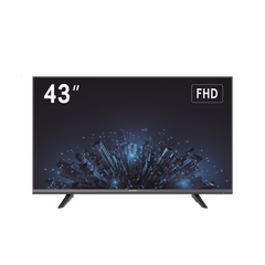 Monitor LED Full HD 43" / Ideal para Oficina y Hogar / Uso 24-7 / Entrada HDMI/VGA/USB / Compatible con Montaje VESA (200 X 200) / Bocinas Integradas
