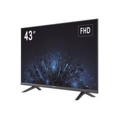 Monitor LED Full HD 43" / Ideal para Oficina y Hogar / Uso 24-7 / Entrada HDMI/VGA/USB / Compatible con Montaje VESA (200 X 200) / Bocinas Integradas