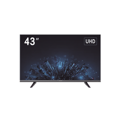 Monitor LED 4K de 43" / Ideal para Oficina y Hogar / Uso 24-7 / Entrada HDMI / Compatible con Montaje VESA (200 X 200) / Bocinas Integradas