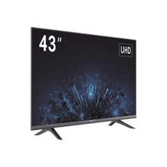 Monitor LED 4K de 43" / Ideal para Oficina y Hogar / Uso 24-7 / Entrada HDMI / Compatible con Montaje VESA (200 X 200) / Bocinas Integradas