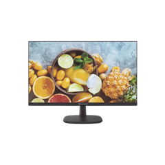 Monitor LED 4K de 27" / Ideal para CCTV, Oficina y Hogar / Entrada HDMI-DP / Montaje VESA (100 X 100) / Uso 24/7 / Backlight E-LED / Ultra Delgado