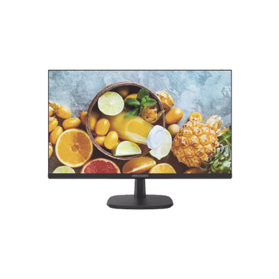 Monitor LED 4K de 27" / Ideal para CCTV, Oficina y Hogar / Entrada HDMI-DP / Montaje VESA (100 X 100) / Uso 24/7 / Backlight E-LED / Ultra Delgado