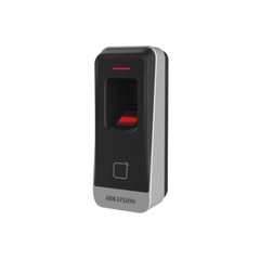 Lector esclavo MIFARE IP65 / Huella Digital / Lector de Tarjetas de Proximidad MiFare / RS-485 / Interior y Exterior / Requiere Panel de Control de Acceso Serie DS-K26 y DS-K27