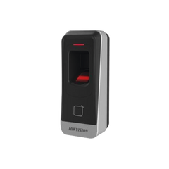 Lector esclavo MIFARE IP65 / Huella Digital / Lector de Tarjetas de Proximidad MiFare / RS-485 / Interior y Exterior / Requiere Panel de Control de Acceso DS-K2604,02,01