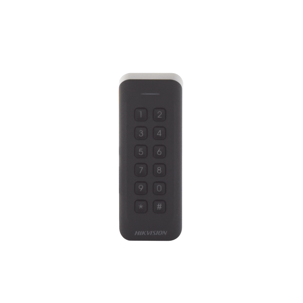 Lector de Tarjetas PROX EM y Contraseñas / Exterior IP65 / Wiegand / Compatible con Cualquier Panel / PERFIL DELGADO y ESTETICO / Indicador LED