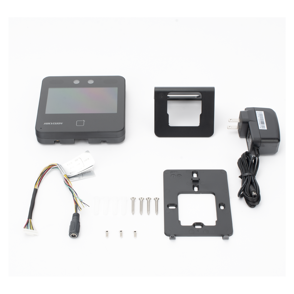 Terminal Min Moe WiFi / Touch de Reconocimiento Facial Ultra Rápido para ASISTENCIA y Control de ACCESO / 1500 Rostros y 3,000 tarjetas /  Lee códigos QR / Videoportero / Detección de Cubrebocas / SIP Estandar / HIK-IA
