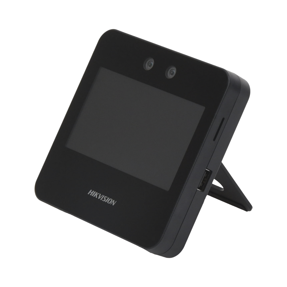 Terminal Min Moe WiFi / Touch de Reconocimiento Facial Ultra Rápido para ASISTENCIA y Control de ACCESO / 1500 Rostros y 3,000 tarjetas /  Lee códigos QR / Videoportero / Detección de Cubrebocas / SIP Estandar / HIK-IA