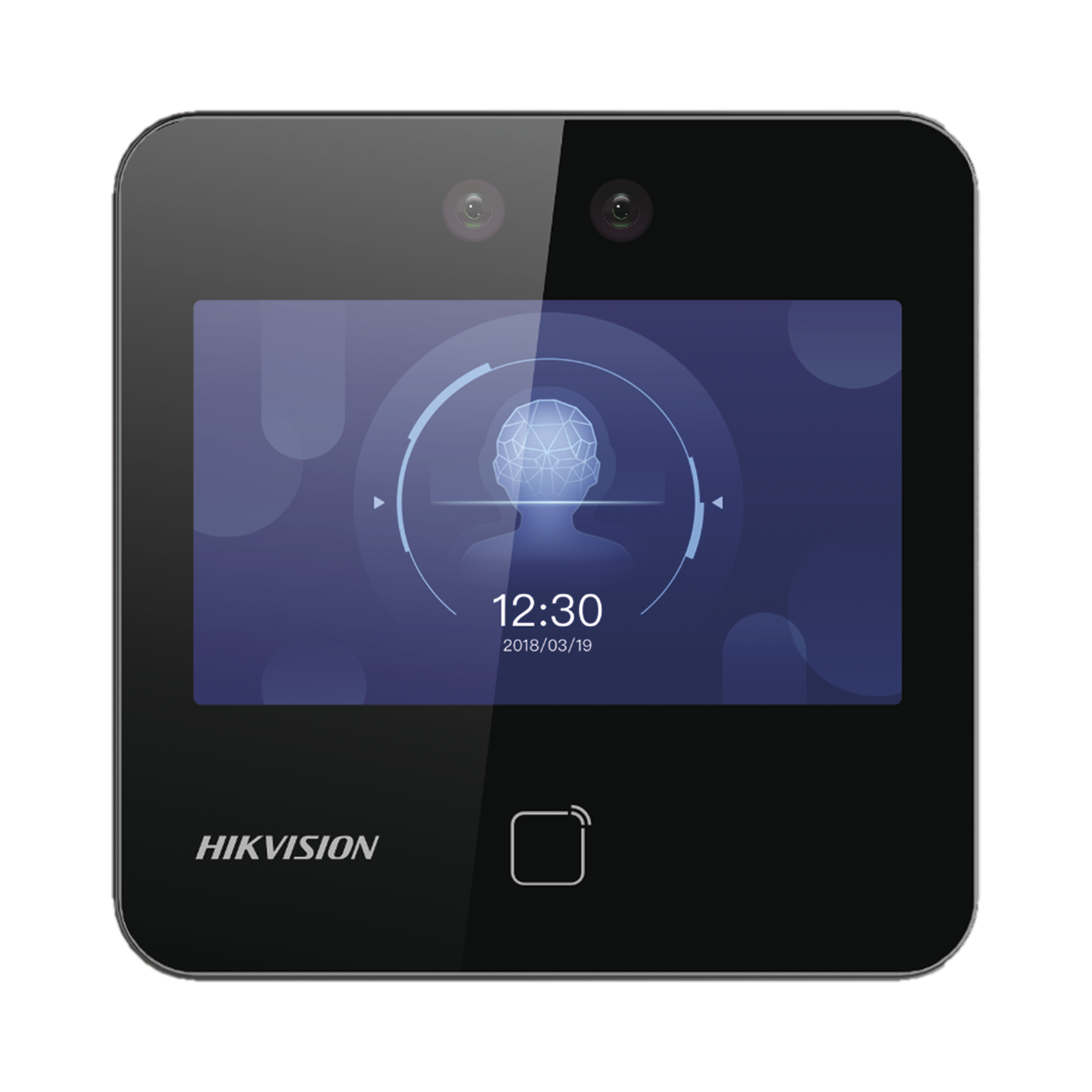 Terminal Min Moe WiFi / Touch de Reconocimiento Facial Ultra Rápido para ASISTENCIA y Control de ACCESO / 1500 Rostros y 3,000 tarjetas /  Lee códigos QR / Videoportero / Detección de Cubrebocas / SIP Estandar / HIK-IA