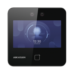 Terminal Min Moe WiFi / Touch de Reconocimiento Facial Ultra Rápido para ASISTENCIA y Control de ACCESO / 1500 Rostros y 3,000 tarjetas /  Lee códigos QR / Videoportero / Detección de Cubrebocas / SIP Estandar / HIK-IA