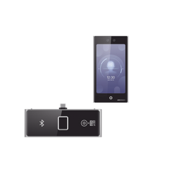 Terminal Facial Min Moe WiFi con pantalla de 7" y Lector de Huellas, Códigos QR y Bluetooth /  Exterior IP65 / 10,000 rostros y 50,000 tarjetas / Soporta módulo lector de Huella, QR y Bluetooth / HIK-IA