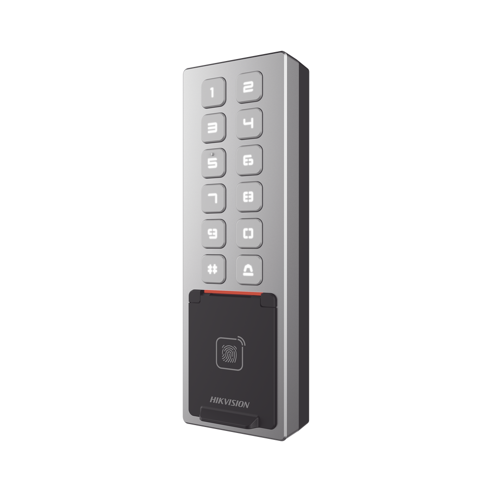Teclado Exterior WiFi Antivandálico IP65 & IK08 / Administrable en la Nube / Alta y Baja de Passwords Remotamente con Horarios / Acceso por PIN, Tarjeta MIFARE, Huella y Tarjeta Virtual Bluetooth