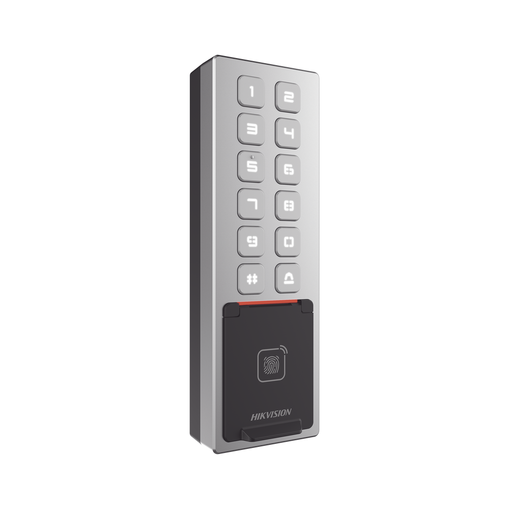 Teclado Exterior WiFi Antivandálico IP65 & IK08 / Administrable en la Nube / Alta y Baja de Passwords Remotamente con Horarios / Acceso por PIN, Tarjeta MIFARE, Huella y Tarjeta Virtual Bluetooth