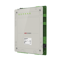 Controlador de Acceso 1 Puerta Administrable en la Nube con Hik-Connect Teams / Interfaz Web / 2 Lectores de Huella o Tarjeta / 100,000 Tarjetas / 10,000 Huellas / Incluye Gabinete y Fuente de Alimentación 12v 4A / Soporta Batería de Respald