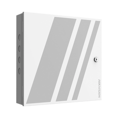 Controlador de Acceso 1 Puerta Administrable en la Nube con Hik-Connect Teams / Interfaz Web / 2 Lectores de Huella o Tarjeta / 100,000 Tarjetas / 10,000 Huellas / Incluye Gabinete y Fuente de Alimentación 12v 4A / Soporta Batería de Respald