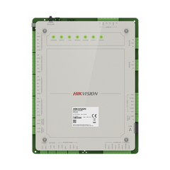 Controlador de Acceso 2 Puertas Administrable en la Nube con Hik-Connect Teams / Interfaz Web / 4 Lectores de Huella o Tarjeta / 100,000 Tarjetas / 10,000 Huellas / Incluye Gabinete y Fuente de Alimentación 12 Vcd 8 A / Soporta Batería de Re