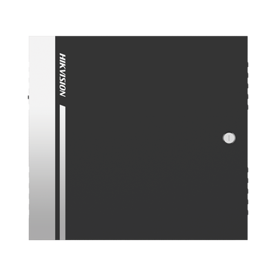 Controlador de Acceso para 4 Puertas y 8 Lectores RS485 o 4 Wiegand / Incluye Gabinete y Fuente de Alimentación 12Vcc/8A / Soporta Batería de Respaldo /  Wiegand y RS-485 / 10,000 Tarjetas