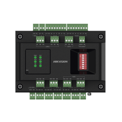 Expansor de 2 Puertas para Paneles de Control de Acceso DS-K27 Series / Comunicación RS-485 / 4 Entradas y 2 Salidas Auxiliares