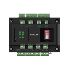 Expansor de 2 Puertas para Paneles de Control de Acceso DS-K27 Series / Comunicación RS-485 / 4 Entradas y 2 Salidas Auxiliares