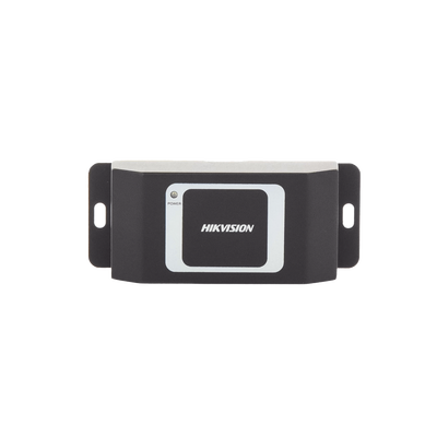 Módulo esclavo para instalaciones SEGURAS en Controles de Acceso Hikvision / Compatible con Biometricos Faciales Min Moe / Conexión RS-485  /  Soporta botón de salida y chapa.