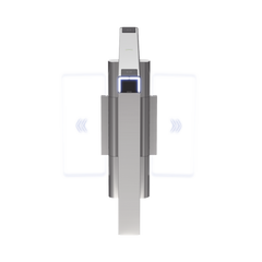 Torniquete Swing Central PREMIUM para Ampliar Carriles / Iluminación LED / Carril de 90 cms / Requiere Torniquetes Izquierdo y Derecho