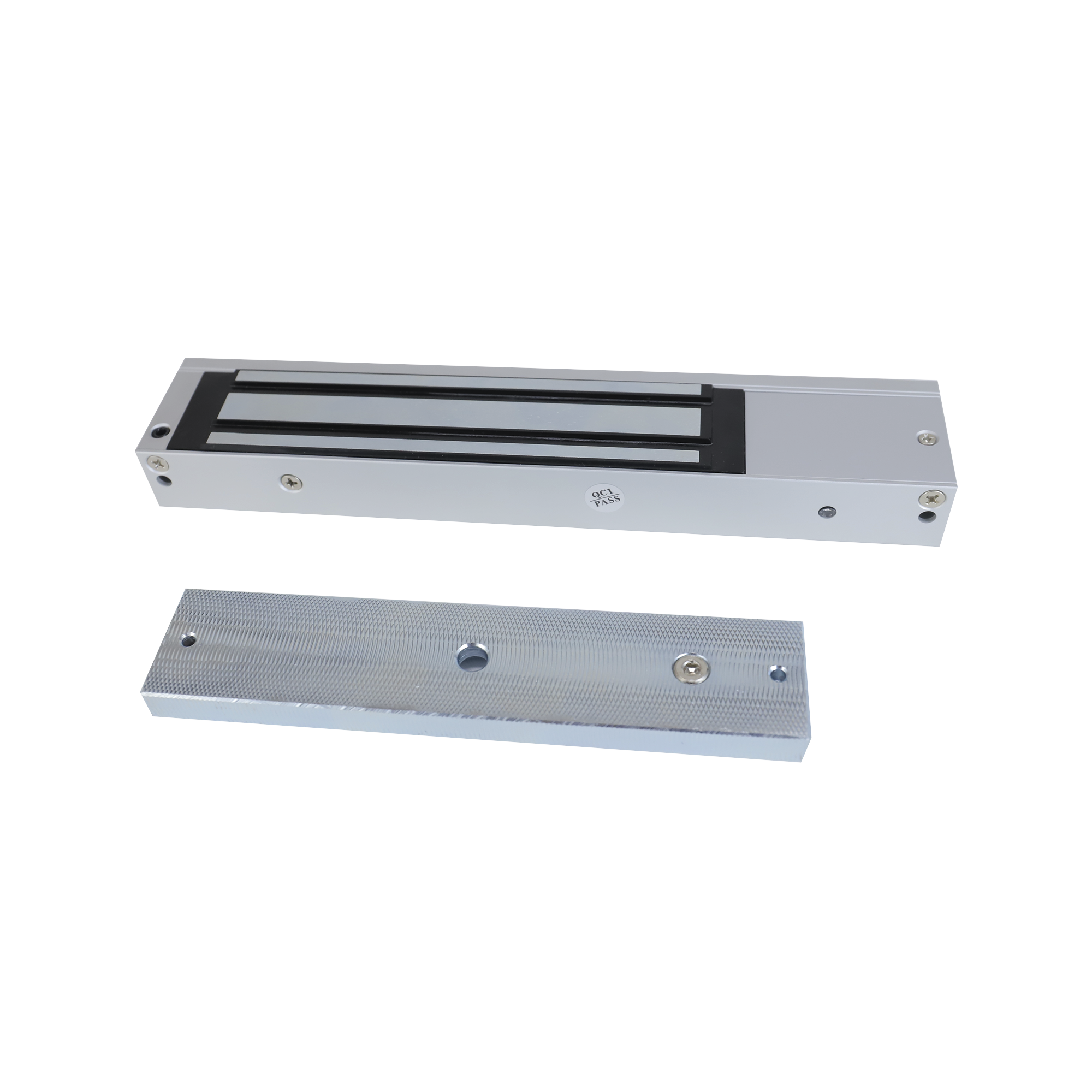 Chapa Magnética de 600 Lbs (272 Kg) / Montaje en Puerta Normal / Certificado CE /  Uso en Interior / Magnetismo Anti-residual