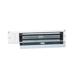 Chapa Magnética de 617 Lbs (280 Kg) / Montaje en Puerta Normal o de Vidrio / Certificado CE /  Uso en Interior / Indicador LED / Magnetismo Anti-residual