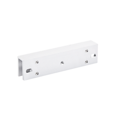 Montaje en "U" para Instalación de Chapa Magnética DS-K4H258S en Puerta de Cristal (Vidrio)