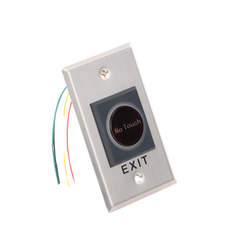 Botón Sin Contacto / Indicador LED / NO / NC / Interior / Acero Inoxidable