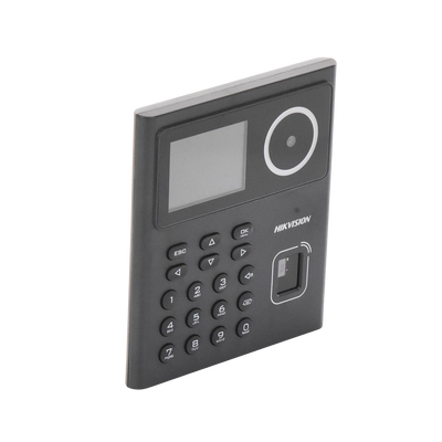 Kit WiFi de Control de Acceso Lite TODO INCLUIDO con Lector de Rostros, Tarjetas y Huellas / 500 Rostros / Compatible con App HIKConnect / Incluye Electroimán  Botón de Salida y Montajes Z y L para imán / HIK-IA