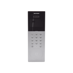 Videoportero IP Multiapartamento con Reconocimiento Facial / Llamada a App HikConnect (requiere monitor) / Protección IP65 / Apertura por Rostro, Tarjeta o App