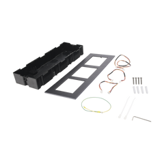 Base de 3 Espacios para EMPOTRAR Módulos de Videoporteros Hikvision