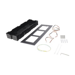Base de 3 Espacios para EMPOTRAR Módulos de Videoporteros Hikvision