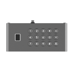 Módulo de Teclado y Huella Digital para Frente de Calle IP DS-KD9633-WBE6/ Conexión USB-C / 15 Botones / IP65 / IK07