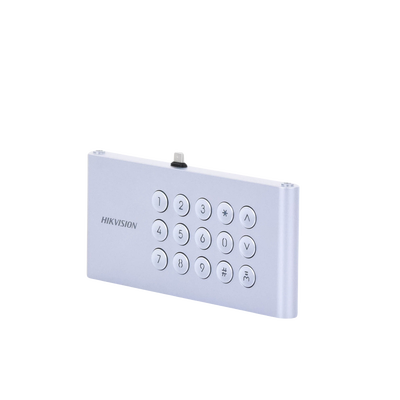 Módulo de Teclado para Frente de Calle IP DS-KD9633-WBE6 / Conexión USB-C / 15 Botones / IP65 / IK07
