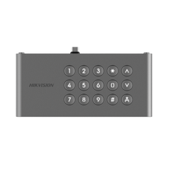 Módulo de Teclado para Frente de Calle IP DS-KD9633-WBE6 / Conexión USB-C / 15 Botones / IP65 / IK07