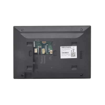 Monitor Hibrido IP WiFi Touch Screen 7" para DS-KIS303P / Vídeo en Vivo / PoE Estándar / Apertura Remota / Llamada Entre Monitores / Audio de dos vías / Policarbonato